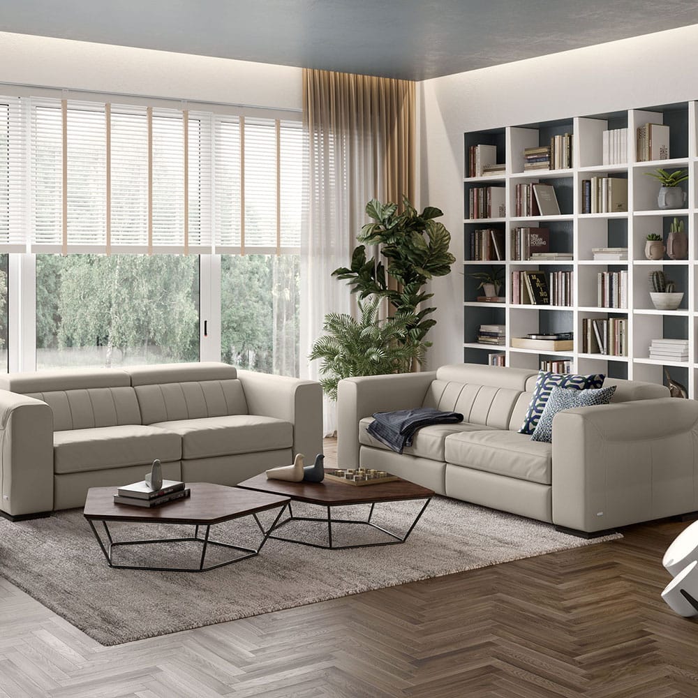 Natuzzi Editions Forza-sohvat. Miljöökuva.