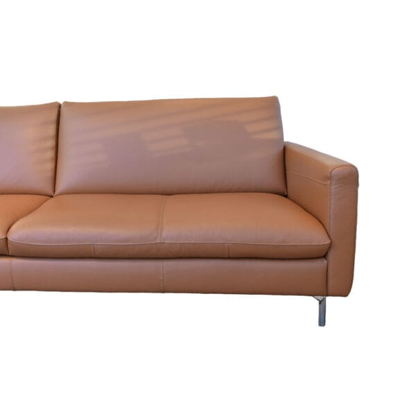 Natuzzi Editions Premura-sohva, konjakki nahka