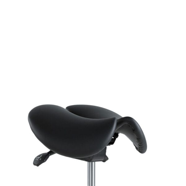 Toplux Saddle 3 -satulatuoli. Lähikuva istuimesta.