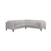 Furninova Avignon-kulmasohva, vaaleanharmaa Cortina Soft Grey -kangasverhoilu