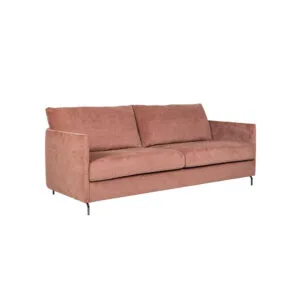 Furninova Harmony Day -sohva punaisella Velvety Peach-verhoilulla