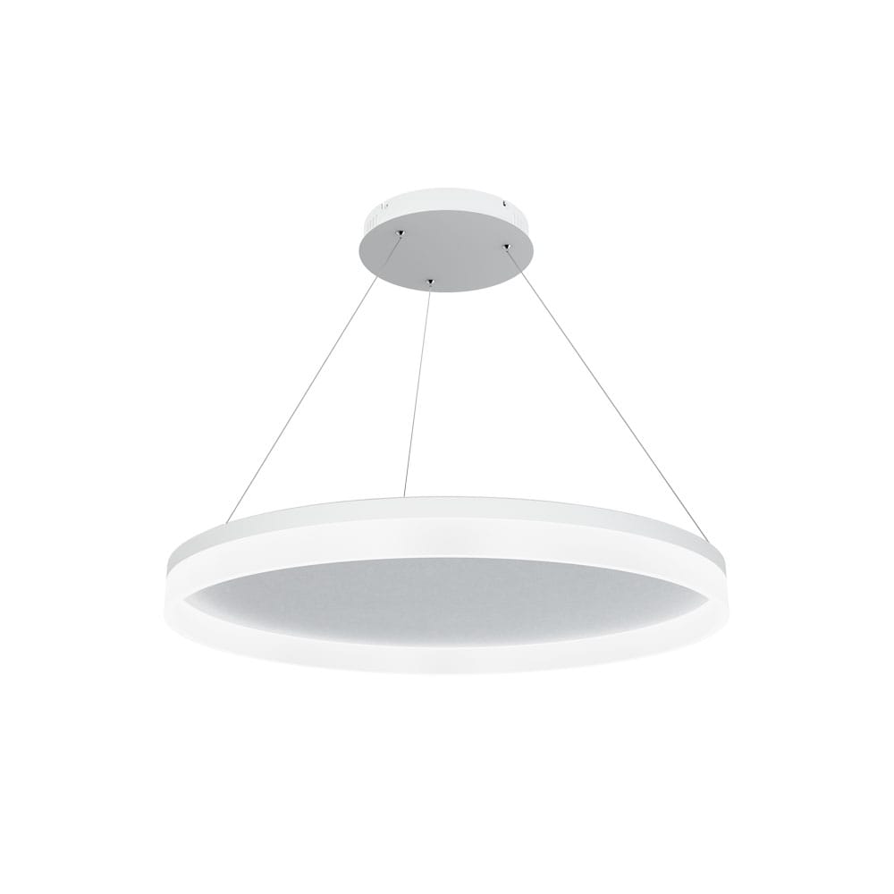 Valaisin Grönlund Acoustic Circulo -akustiikkavalaisin. Luonnonvalkoinen akustiikkahuopa, halkaisija 80 cm.