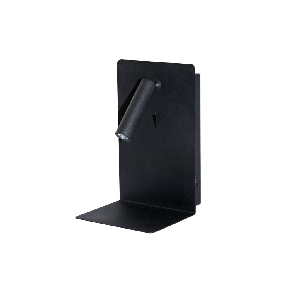 Valaisin Grönlund Shelf Spot -seinävalaisin, musta