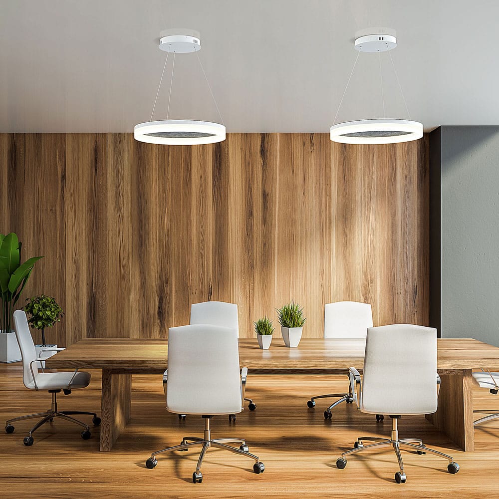 Valaisin Grölund Acoustic Circulo -akustiikkavalaisin 60 cm. Miljöökuva.