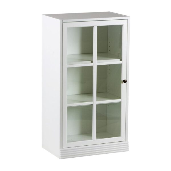 ByNiemi Gustav-kirjakaappi 60 cm kirkas lasi vasen