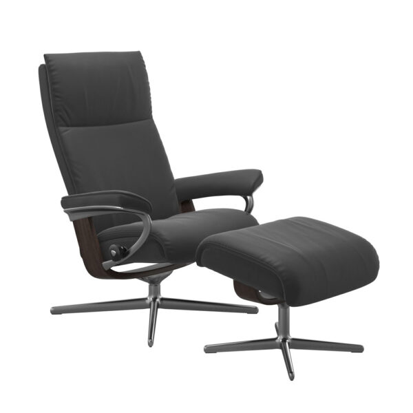Stressless Aura-lepotuoli + rahi Cross-jalalla
