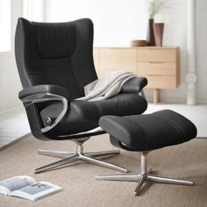 Stressless Wing-lepotuoli Cross Base -jalalla