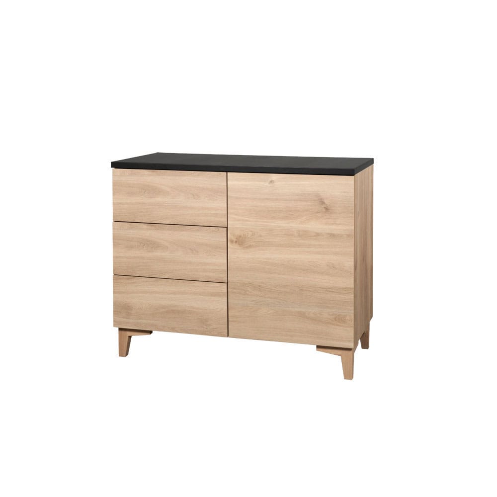 Hiipakka Niklas-lipasto N2.3, laatikosto vasemmalla