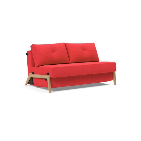 Innovation Living Cubed Wood -vuodesohva, punainen 511 Elegance Red