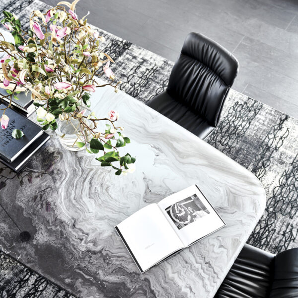 Cattelan Italia Skorpio-ruokapöytä, suorakaide