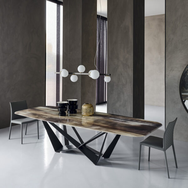 Cattelan Italia Skorpio-ruokapöytä, suorakaide