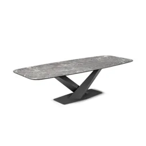 Cattelan Italia Stratos-ruokapöytä, keraaminen Arenal-kansi