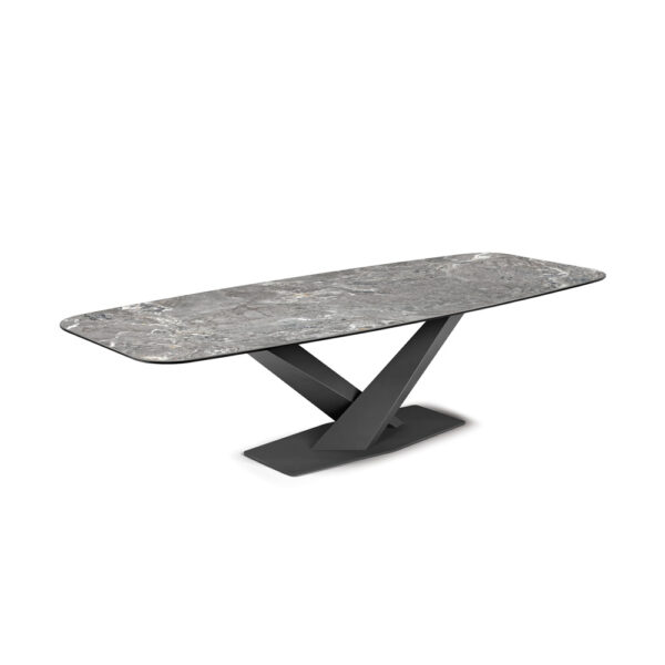 Cattelan Italia Stratos-ruokapöytä, keraaminen Arenal-kansi