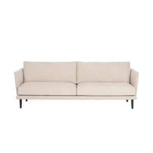 Shapes Leaf-sohva, vaalea beige Velvety-kangasverhoilu