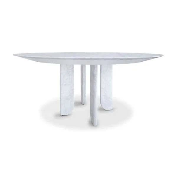 Natuzzi Italia pyöreä Libra-ruokapöytä, marmori