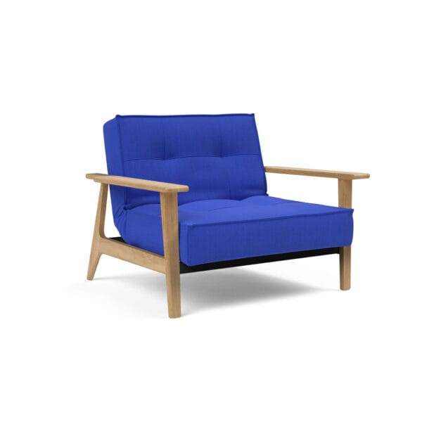 Innovation Living Splitback Frej -vuodetuoli, 512 Elegance Ultramarine, tammirunko
