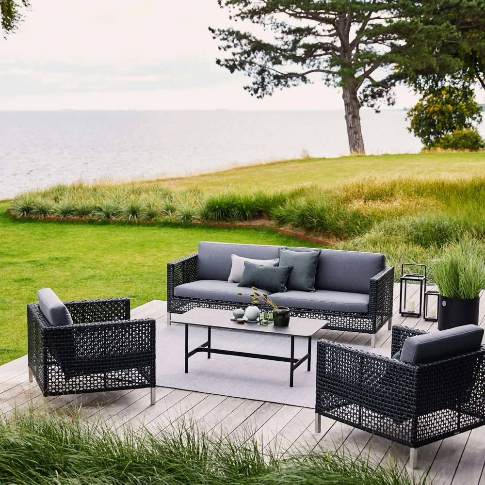 Cane-line Connect-ulkosohva ja nojatuoli