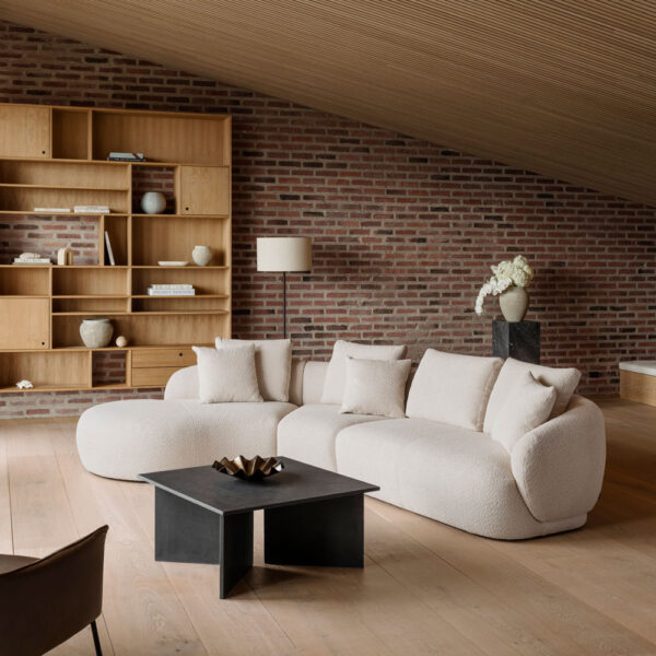 KruunuDesign kaareva Torino-divaanisohva