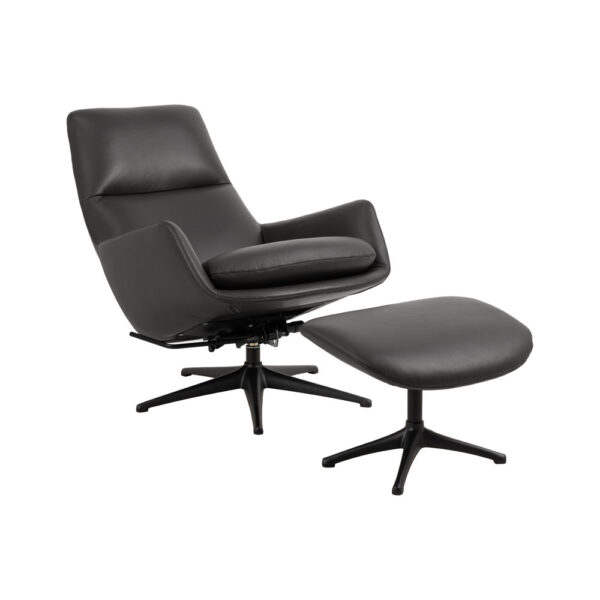 KruunuDesign Marinella-mekanismituoli + rahi, musta nahka