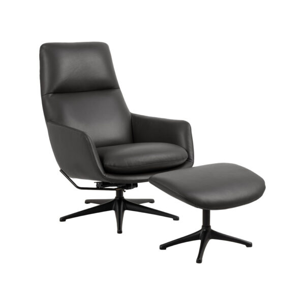 KruunuDesign Marinella-mekanismituoli + rahi, musta nahka