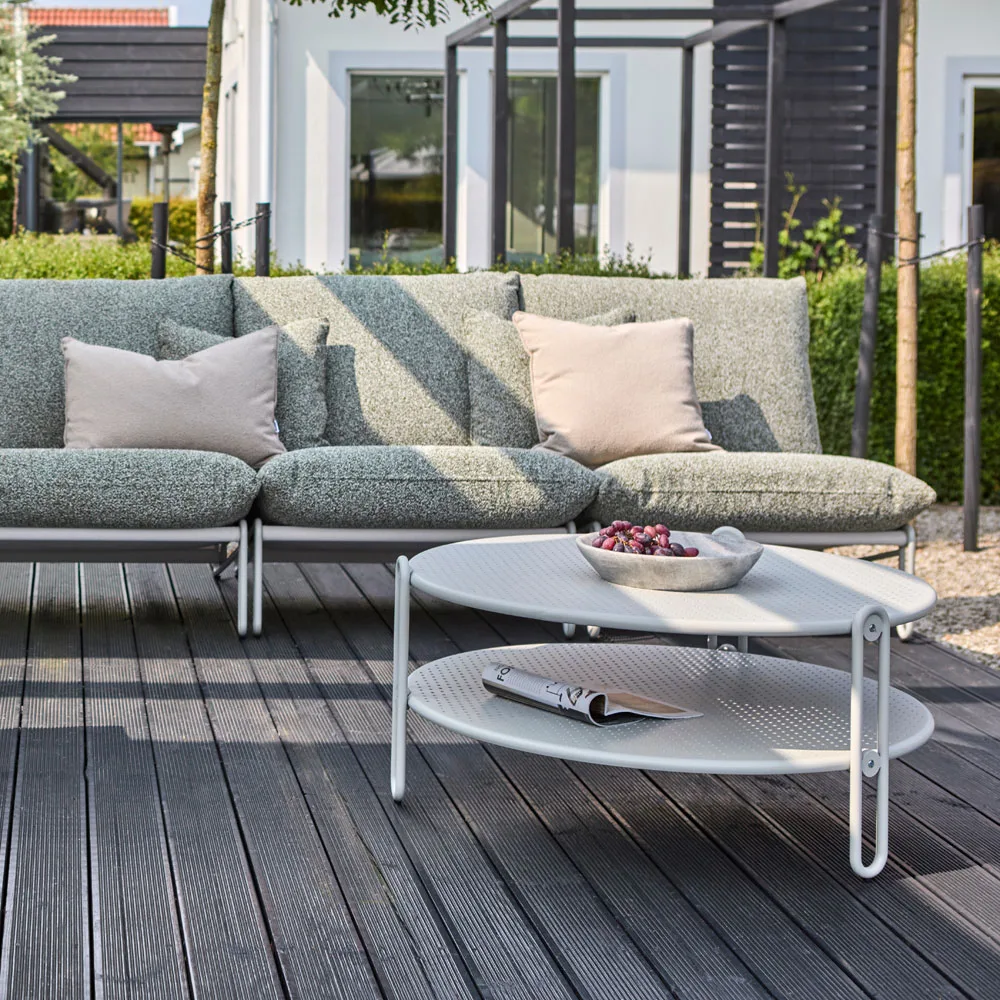 Blixt-sohvapöytä, vaaleanharmaa, miljöökuva