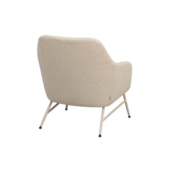 Rowico Eldwin-nojatuoli, vaalea beige, takaa