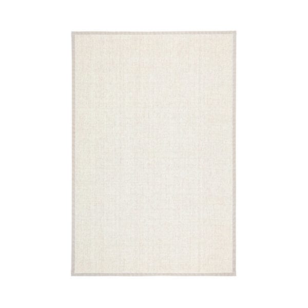 VM Carpet Esmeralda-matto, villa ja paperinaru, väri 71 valkoinen