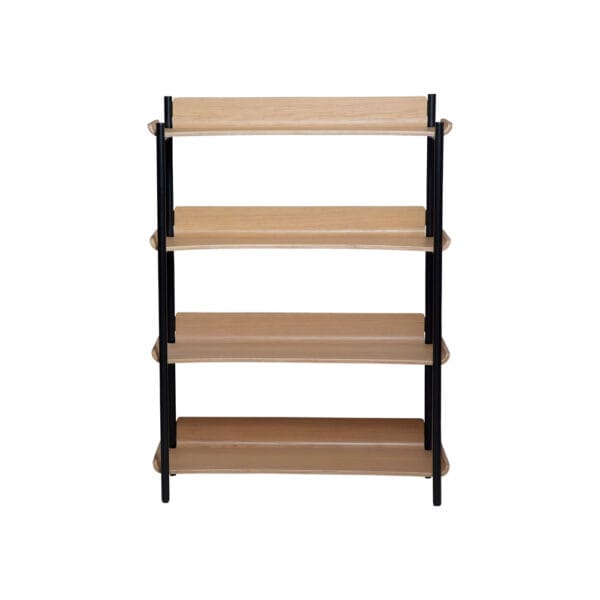 Dan-form Friyay-kirjahylly 122 cm korkea, valkoöljytty tammiviilu, hylly edestäpäin