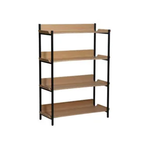 Dan-form Friyay-kirjahylly 122 cm korkea, valkoöljytty tammiviilu