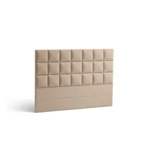 Svane Vienna-sängynpääty, pehmustettu, beige Dream Sand -kangas