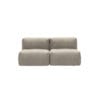 SACKit 2-istuttava Soft Sofa -ulkosohva, hiekanvärinen (sand) kangas