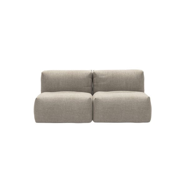 SACKit 2-istuttava Soft Sofa -ulkosohva, hiekanvärinen (sand) kangas