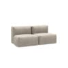SACKit 2-istuttava Soft Sofa -ulkosohva, hiekanvärinen (sand) kangas