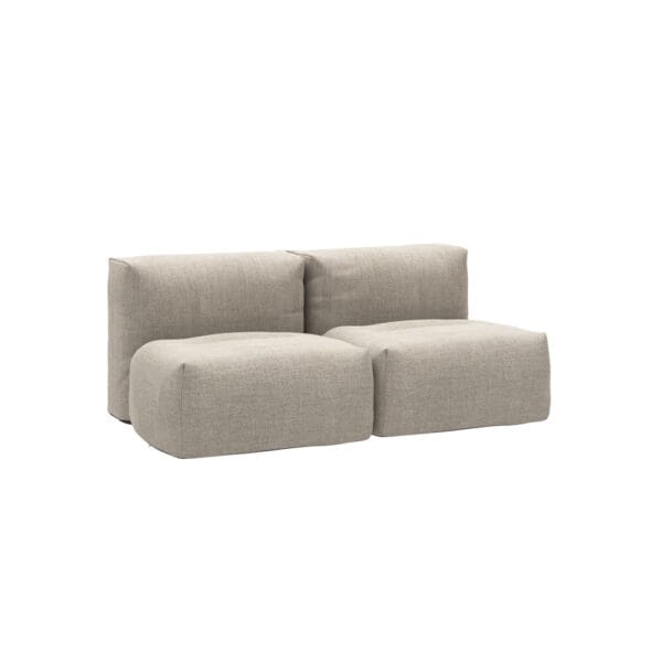 SACKit 2-istuttava Soft Sofa -ulkosohva, hiekanvärinen (sand) kangas