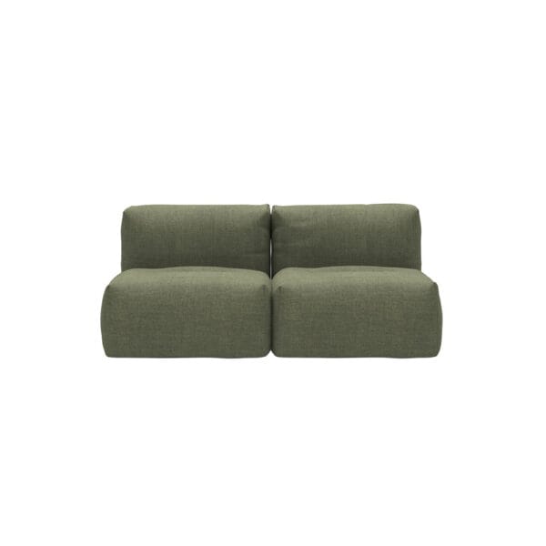 SACKit 2-istuttava Soft Sofa -ulkosohva, vihreä (olive) kangas