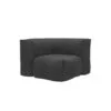 SACKit Soft Sofa kulmaosa, tummanharmaa (noir)