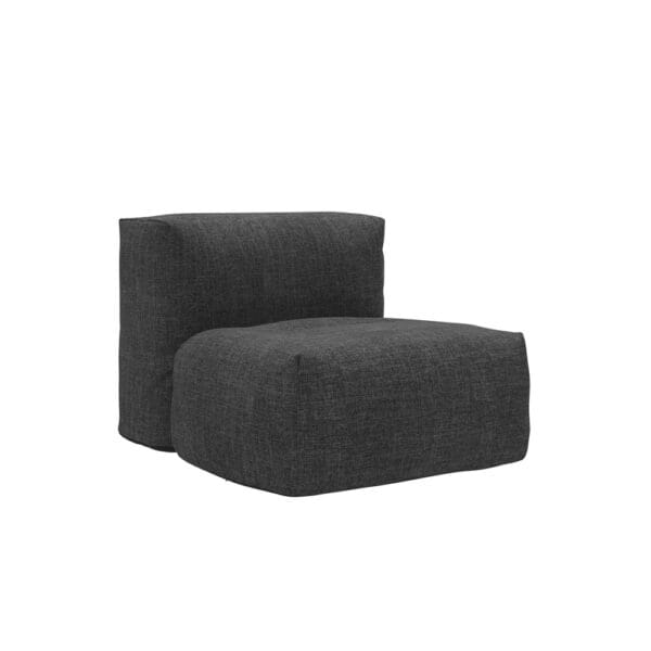 SACKit Soft Sofa -nojatuoli, tummanharmaa (noir) kangas
