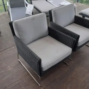 Brafab Dighton-nojatuolit 2 kpl, ulkonojatuolit, outlet Tampere