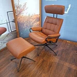 Stressless London-lepotuoli + rahi<br>outlet Tampere