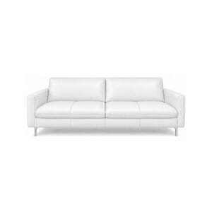 Natuzzi Editions Premura-sohva, valkoinen nahkaverhoilu