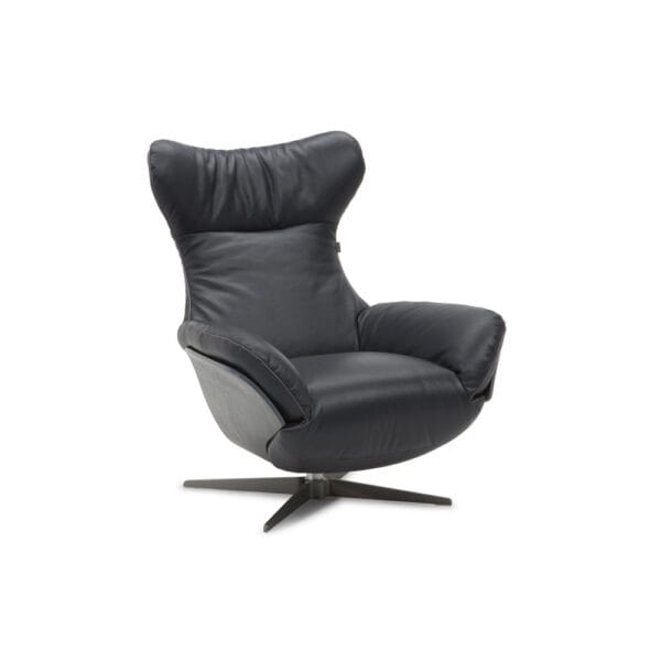 Natuzzi Italia Ilia-mekanismituoli, kiinteä jalkatuki
