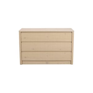 Rowico Melstone-lipsto 3 laatikkoa, FSC®-sertioitu tammi, valkopesty tammi. Tuotekuva.