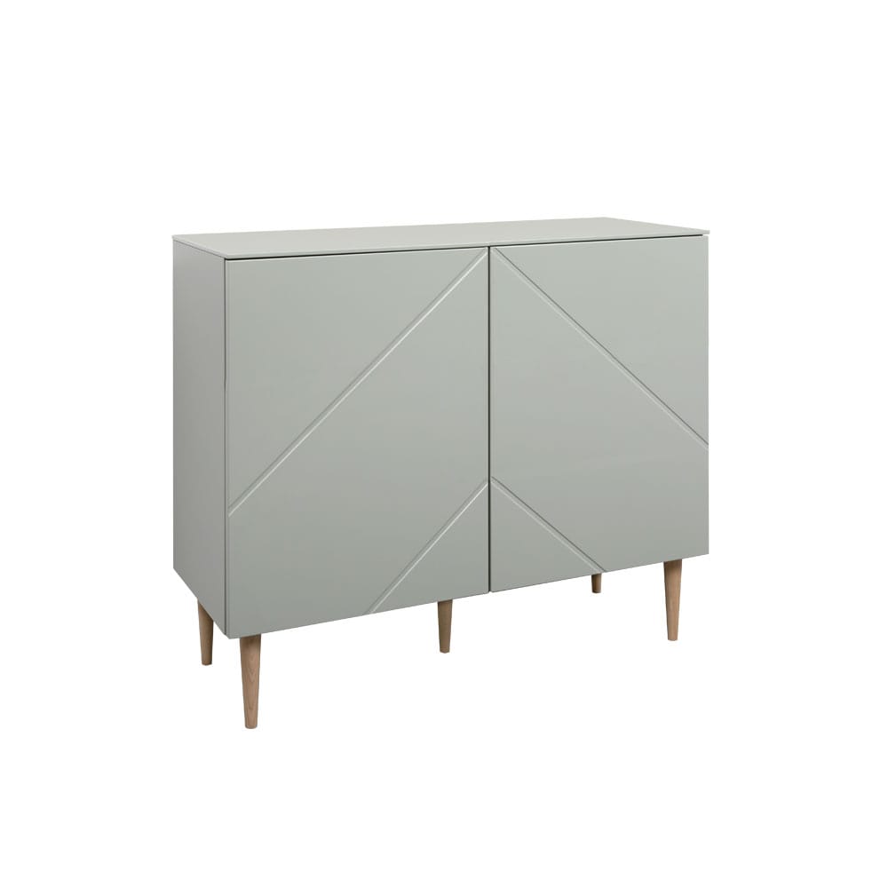 Hiipakka Vilja-kaappi vihreä V2.1, tammijalat