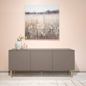 Hiipakka Vilja-tv-taso V5.1, ruskea kaakao. Miljöökuva.