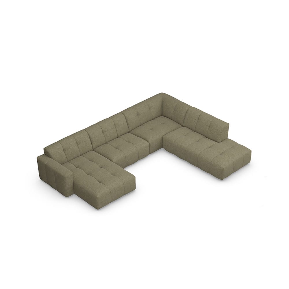 Furninova Chess-moduulisohva, vihreä Marsel Light Green