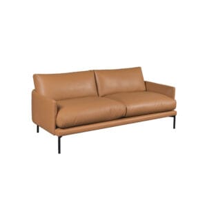 Furninova Ravel-nahkasohva, konjakki/vaaleanruskea Fantasy Nature -nahka