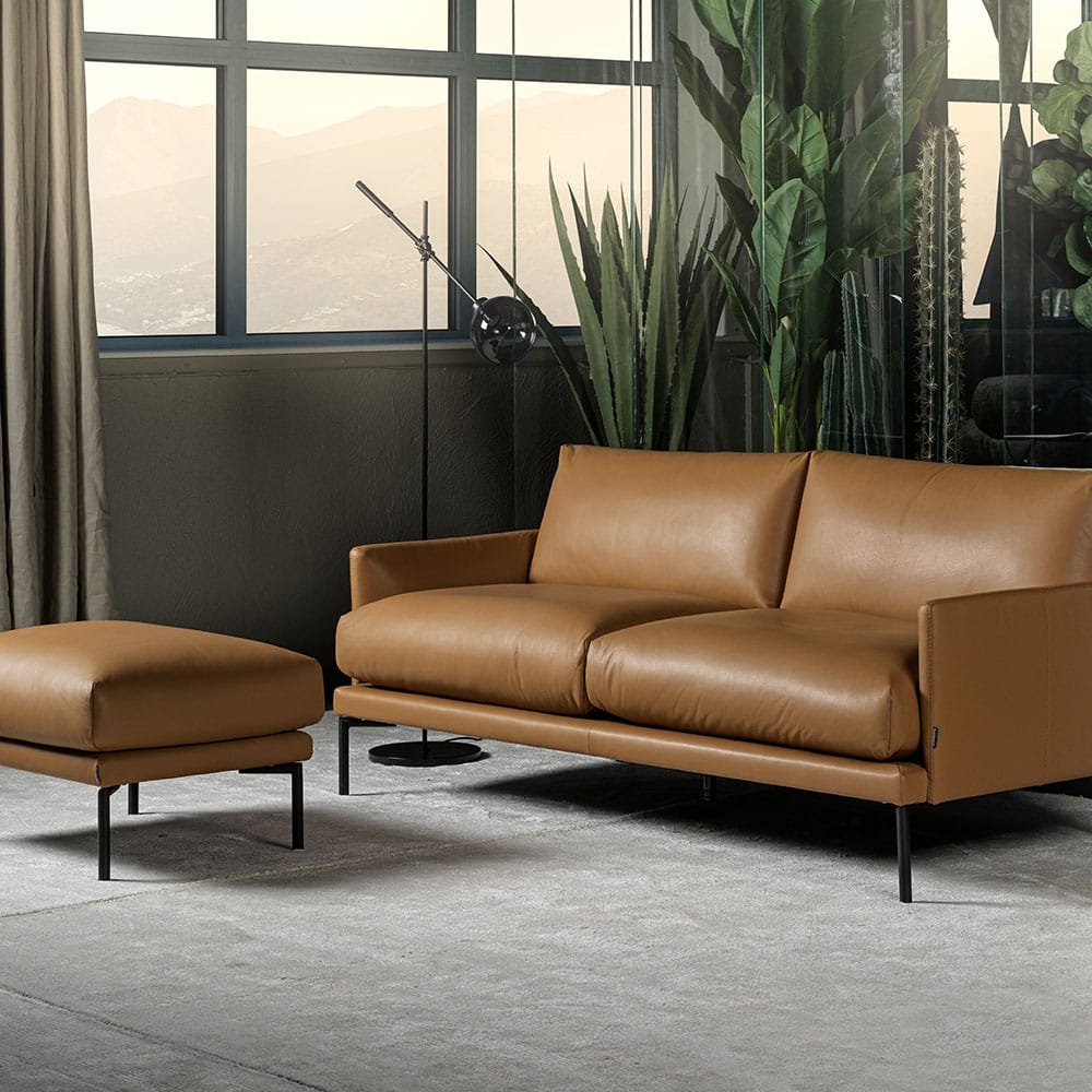 Furninova Ravel-nahkasohva, miljöökuva