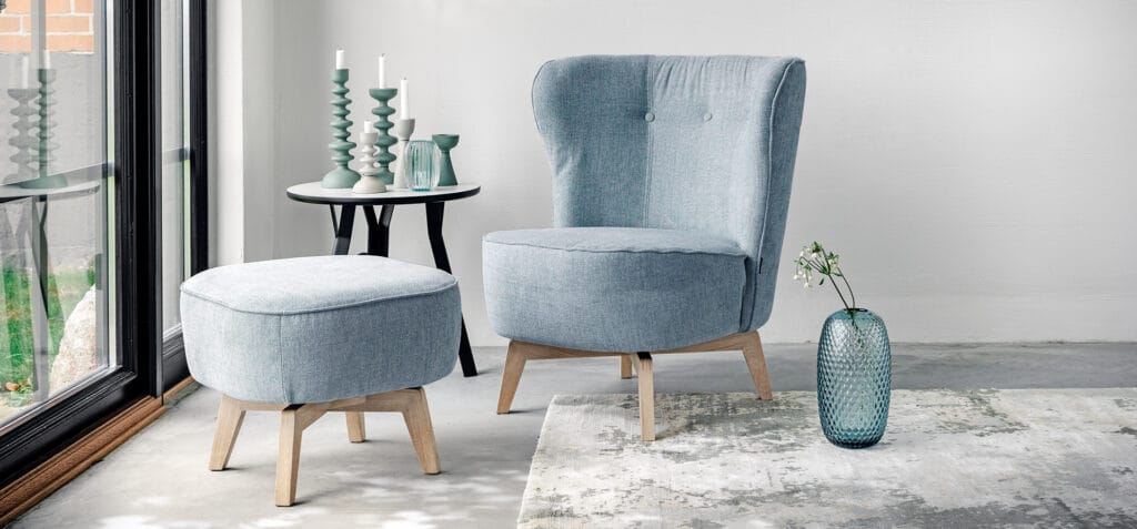 Artikkelikuva | Furninova Carmen-nojatuoli. Miljöökuva.