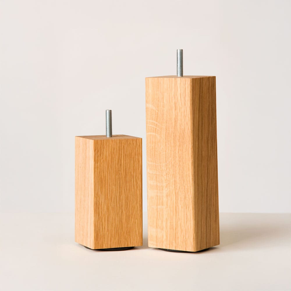 Dorbien-sängynjalat tammi, neliö, 12 cm ja 19 cm