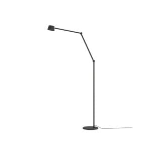 Valaisin Grönlund Link-lattiavalaisin / jalkalamppu, musta.